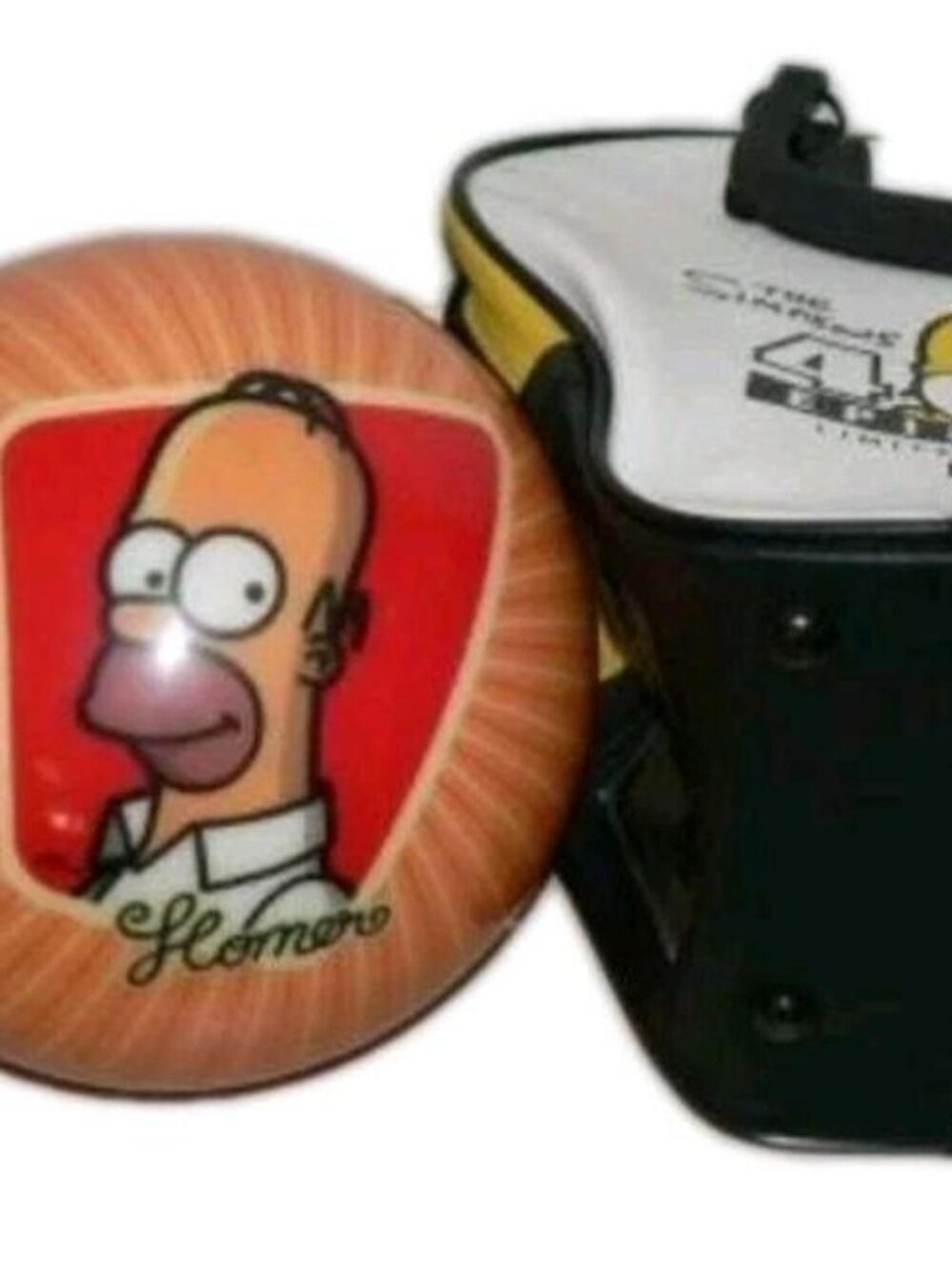 Rare Limited Edition The Simpsons Bowling Ball & Bag